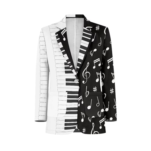 Blazer for Men Regular Slim Fit Suit Jacket Casual Sport Coats with Pockets One Button Formal Dress Size XS-5XL2