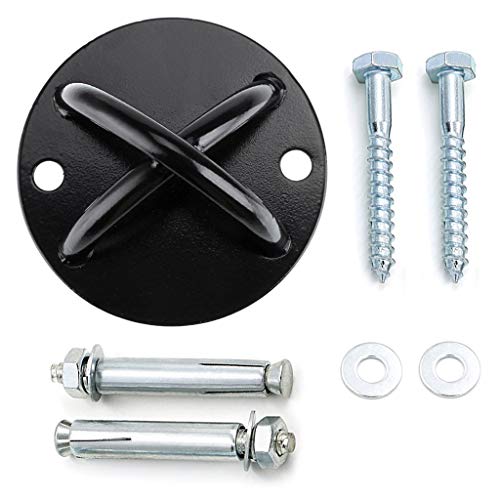 Kobo Wall Mount Bracket for Suspension Straps Resistance Trainer - Ceiling Mount Anchor for Yoga Swing Gymnastic Rings Boxing Equipment Battle Rope