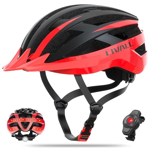 Image of LIVALL MT1 Neo Bluetooth Bike Helmet with Speakers & Built-in Microphone, Fall Detection, Mountain Bike Helmet with Turn Signals & Brake Warning Light, MTB & Road Bike Helmet for Adults Men Women