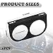 Dual Hole 52mm 2 1/16 Gauge Mount Panel for Car,Sturdy Cars Gauge Pod Mount for Easy Mounting & Securing of Gauges,Universal Car Accessories Auto Gauges Mounting Brackets