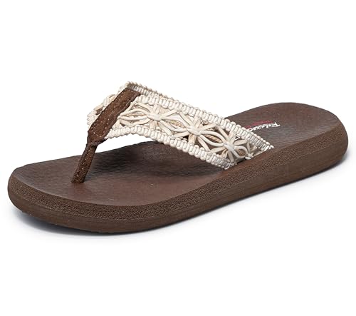 Skechers Women's Asana-Ocean Breezer Flip-Flop