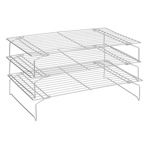 5Five - Volette Pâtisserie Empilable Argent - 3-25x4x40cm - Accessoire de Cuisine, Pâtisserie