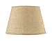 Upgradelights Retro Burlap 14 Inch Drum Lamp Shade Replacement