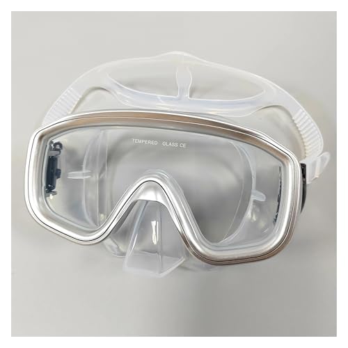 DGOINGPI Buceo Kit de de Buceo Gafas de Buceo Máscara de Buceo Máscara de Snorkel Seca Completamente Es Muy Adecuada para Hacer Snorkel, Buceo(Dark Grey)