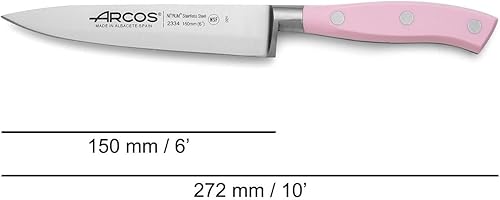 Miniatura 3 de Arcos Juego de cuchillos de cocina profesionales forjados. 3 Cuchillos de cocina para cortar y pelar alimentos. Mango ergonómico de polioximetileno.