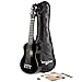 Martin Smith UK-222-BK Soprano Ukulele, Black