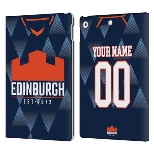 Étui iPad 10.2 Edinburgh Rugby personnalisé en cuir Head Case Designs