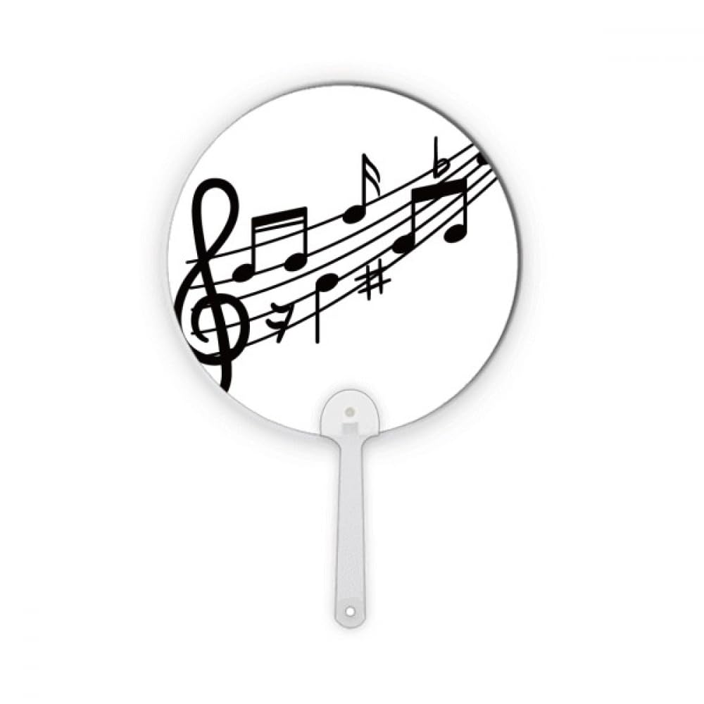 Notes de musique rondes en plastique pour décorer une table d'anniversaire