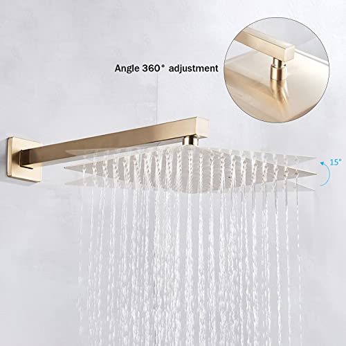 Ensemble de robinet de douche encastrable 2 voies avec douchette à main