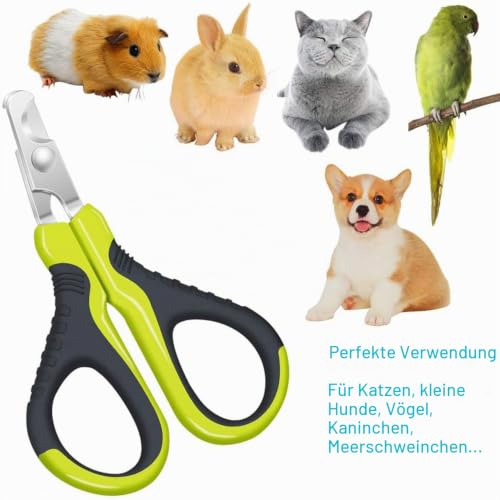Krallenschere Kaninchen, Krallenschere Katzen mit 25 Grad Schneidekopf