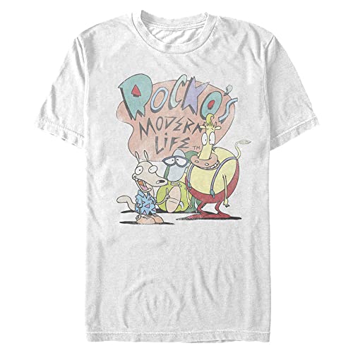 T-Shirt Homme Nickelodeon Vie Moderne vêtement vintage de pop culture pour adulte original