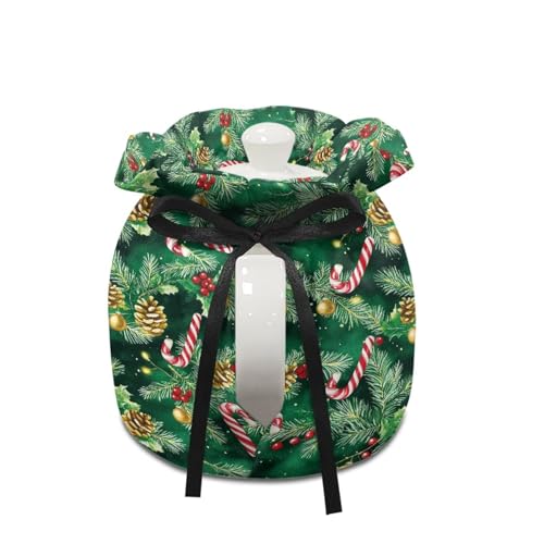 Image of Xmas Tree Tea Cosy for Teapot Insulated Kettle Cover Christmas Breakfast Warmer Kitchen Teapot Dust Cover Washable Tea Cozy Tabletop Decorations for Afternoon Party