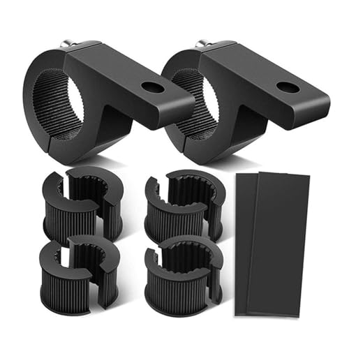 HQTS 2 pièces Support de Montage de Lumière Travail 19-32mm Phare De Moto pour phare de moto - Supports universel de phares avants
