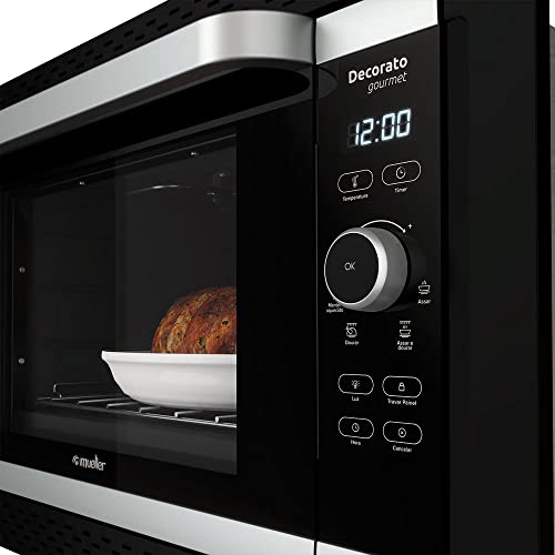 Forno Elétrico de Embutir Mueller 44L Decorato Gourmet Preto 220V 601122005