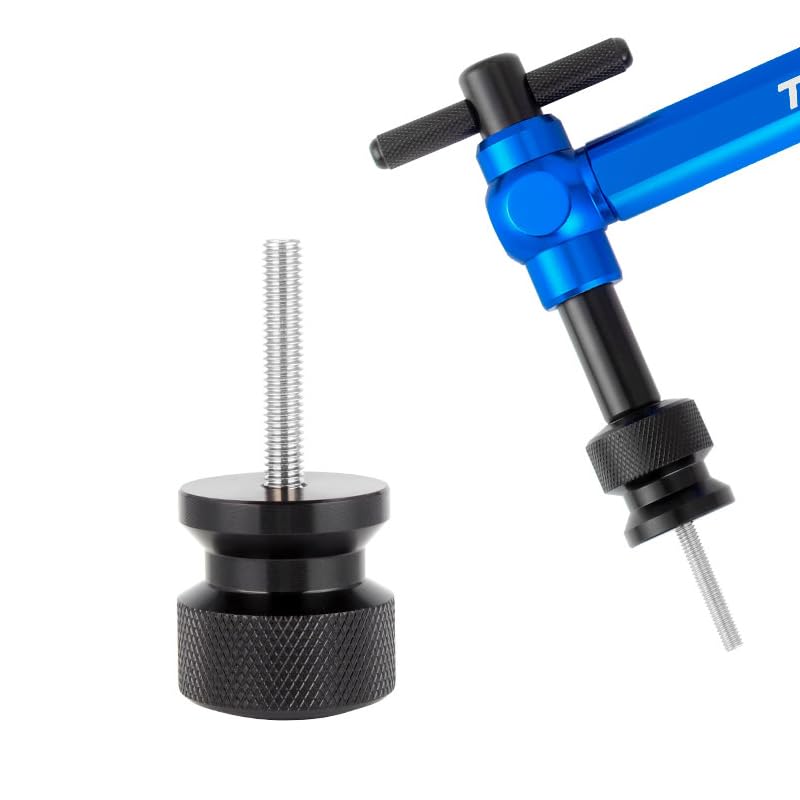 TerchPilet Shifter Alignment Tool Adapter - Bicycle Derailleur Hanger Gauge Extension for Road Bike Lever Height & Angle Adjustment - CNC Aluminum & Stainless Steel - Compatible with Park Tool