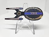 Thin Blue Line Police Challenge Coin - This far, no Further