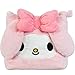 My Melody Plush Purse Set - Bundle with My Melody Plushie Plus Stickers, Tattoos and More | Hello Kitty and Friends My Melody Purse for Girls