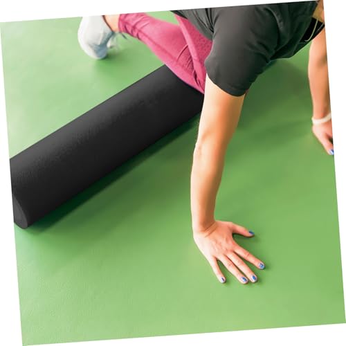 Rodillo sólido para yoga para masaje muscular y alivio, rodillo de espuma ligero para fitness para terapia de piernas y pies, herramienta elástica para relajación corporal miniatura 7