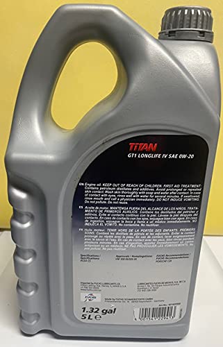 Aceite Fuchs Titan 0W20 5 Litros 508.00 Spec miniatura 2