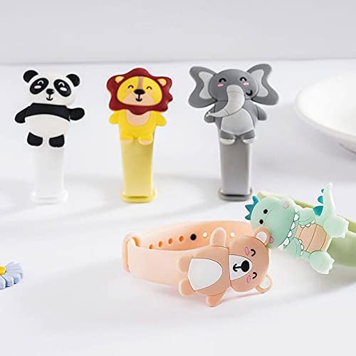 HiCollie 虫除けリング 蚊除けリング 虫除けリング ?ブレスレット 天然成分 子供/大人兼用サイズ 赤ちゃん/子供/妊婦に特製 長さ調節可能 虫よけ 蚊よけ ブレスレット おしゃれ アウトドア 虫対策 手軽に虫除け効果 (恐竜)