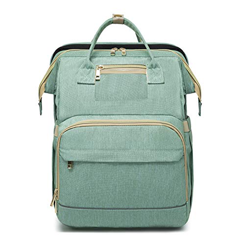 Lixada 4 in 1 Travel Bassinet Foldable Baby Bed Diaper Bag Backpack Changing Station Waterproof Portable Crib Foldable Waterproof Infant Sleeper Nest