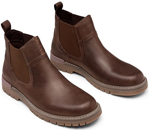 Image of Jousen Chelsea Boots Casual Slip On Ankle Waterproof Mens Boots