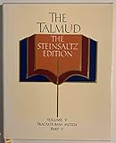 the talmud - the steinsaltz edition: the steinsaltz edition : tractate bava metzia, part v: v.5