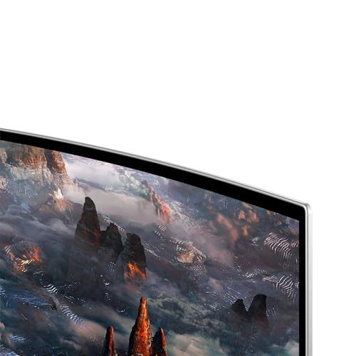 Samsung Odyssey OLED G93SC Curved Gaming Monitor, 49 Zoll, OLED-Panel, 5.120 x 1.440 Pixel, Freesync Premium Pro, Bildwiederholrate 240 Hz… – Ansicht 7