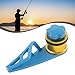 Knotter Fishing PR Knot Tool For 0.3-3.0 PE Line,Fishing Knot Tying Tool, Knot Assist Fishing Tool PR Bobbin Knotter Line(blue)