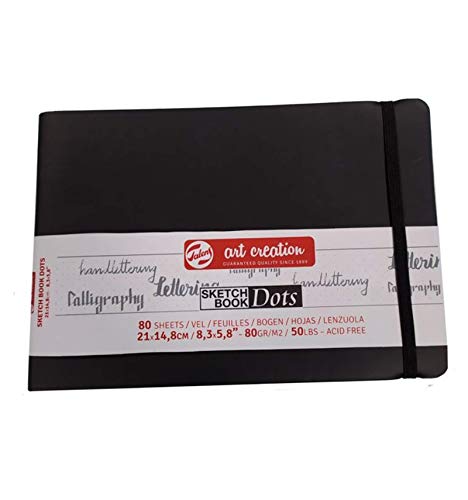 Talens Cuaderno Con Puntos Bulletjurnal, 80 Hojas, Tapa Blanda, 21 X 14,8 Cm