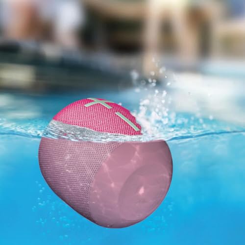 Image of Ultimate Ears WONDERBOOM 4 Portable Waterproof Bluetooth Speaker with Big Bass and 360-Degree Sound, Dustproof Floating Speaker with 131ft (40m) Range - Pink
