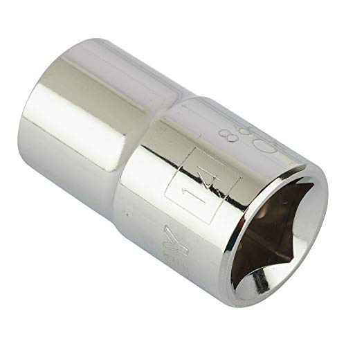Image of STANLEY 1-86-546 Chrome Vanadium Steel 12 Point Standard Socket 1 /2 inch 14 mm Silver