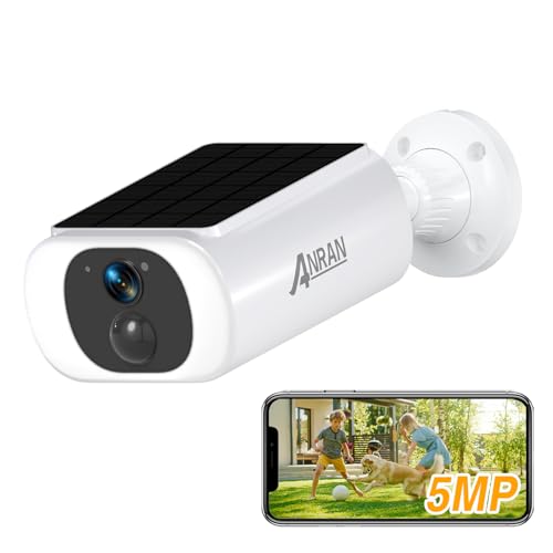 ANRAN Cámara Seguridad Exterior C3 Máx con Panel Solar
