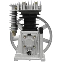 Air Compressor Pump, 2HP 1.5KW Air Compressor Motor Head Pump Replacement with Air Filter Muffler, Cylinder Aluminum Air Compressor Head 200 Liters