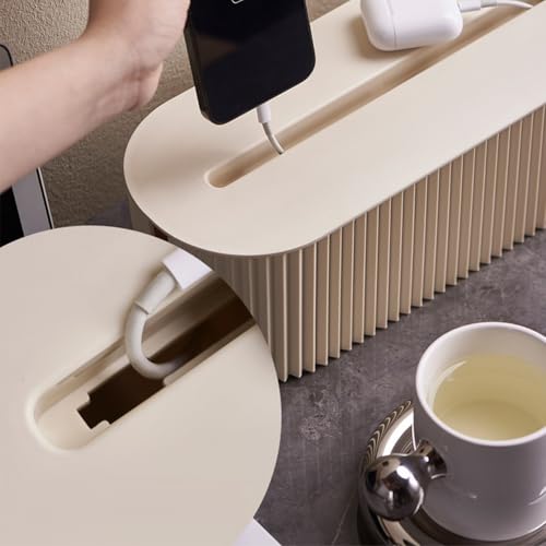 Boîte de rangement de cordon d'alimentation au design épuré