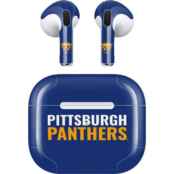 Skinit Decal Audio Skin Compatible with Apple AirPods (3rd Gen, 2021) - Officially Licensed Pittsburgh Panthers Design
