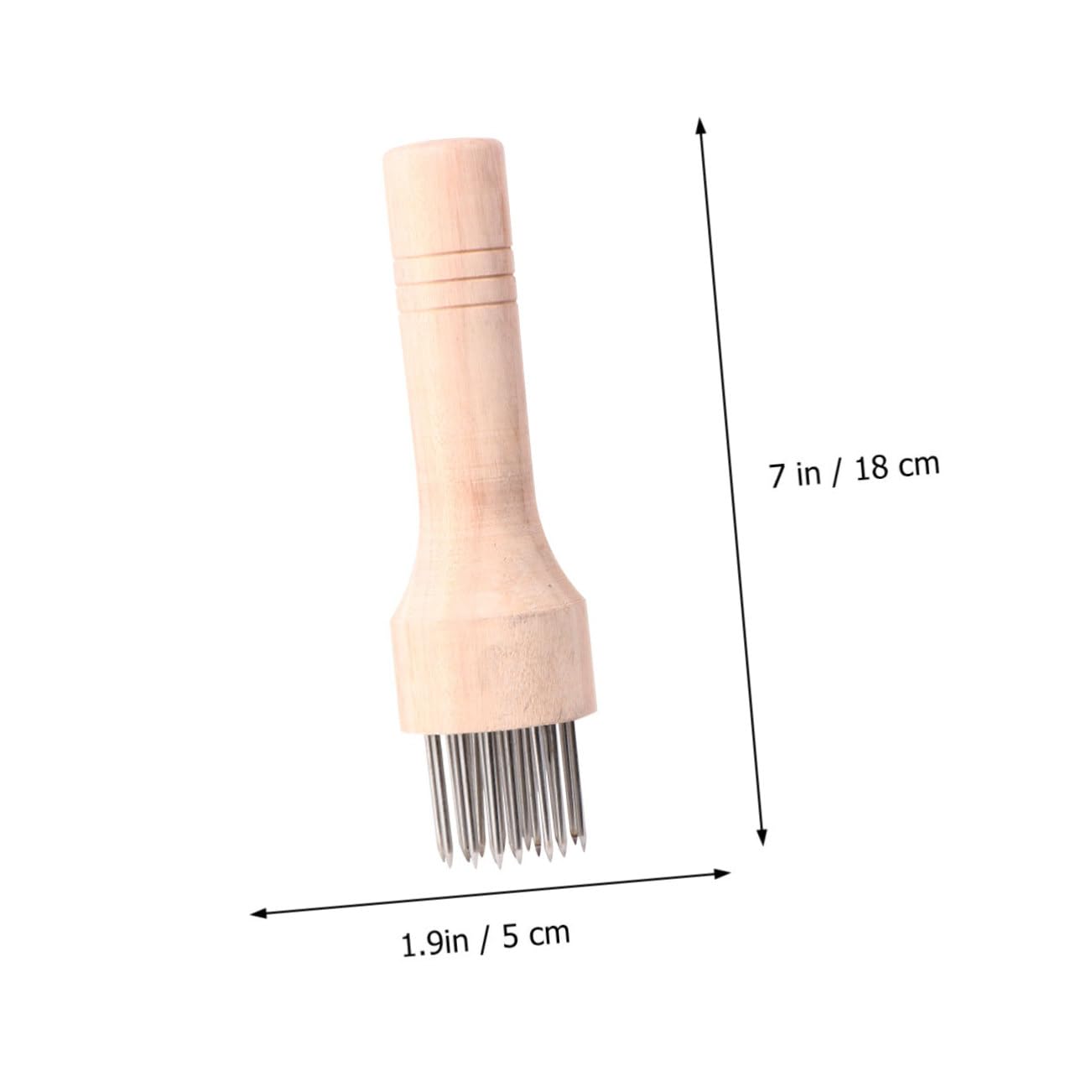 Happyyami Stainless Steel Meat Tenderizer with Thick Handle Efficient Meat Loosening Tool for Beef Pork Chicken Portable Hammer for Home Kitchen Cooking