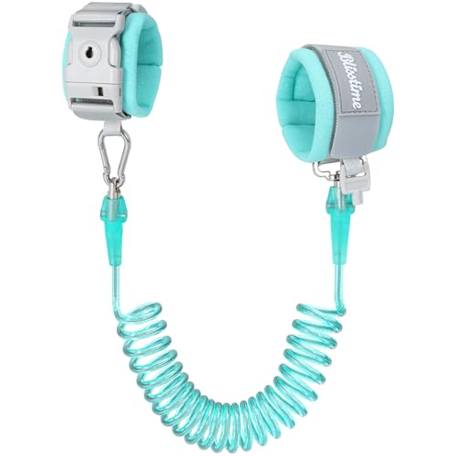 Image of Blisstime Toddler Leash, Kid Leash Anti Lost Wrist Link with Key Lock Upgraded Baby Leash with Safety Wristband Rope for Babies Toddlers Child Kids