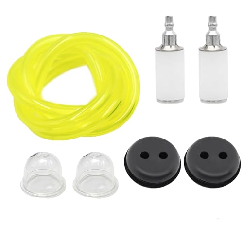 LIZAPUS Gas Tank Grommet Rubber Seal Kit Compatible with Legend Force 46cc Gas Tiller Cultivator A063001
