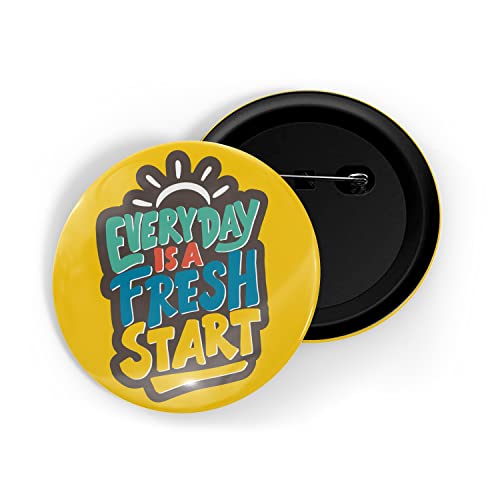 Image of dhcrafts Pin Badges Multicolor Positive Glossy Finish Design Pack of 1 (58mm)
