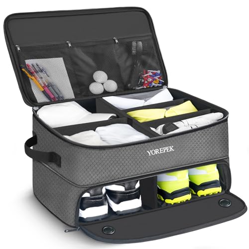 YOREPEK Large 2 Layer Golf Trunk Organizer