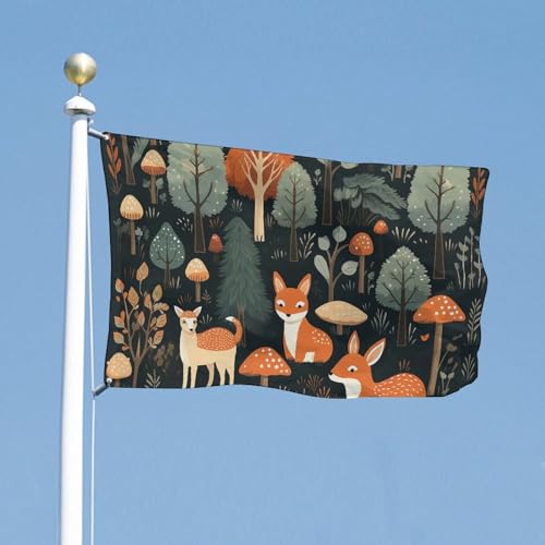 Drapeaux d'extérieur en polyester 200D robuste résistant au vent de vacances