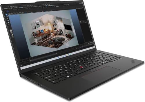 Image of Lenovo ThinkPad P14s Gen 5 Mobile Workstation Laptop with Intel Ultra 7 155H Processor, 14.5 inch 120Hz Non-Touch 3K Display, 96GB DDR5, 2TB SSD, NVIDIA RTX 500, 5MP RGB+IR Camera, and Windows 11 Pro