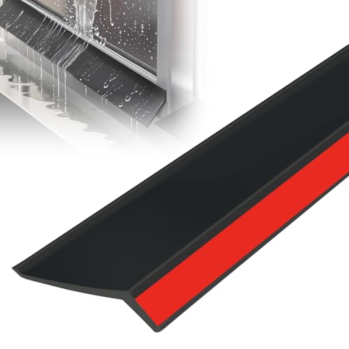 Selbstklebender Regenschutzleiste, Tür-Regenschutz Aus Gummi, Fenster-Abwehrleiste gegen Regenwasseâ€¦ – Miniatur