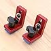 2pcs Miter Track Stop T-track Sliding Brackets For T-Slot T-Track Woodworking DIY Tool