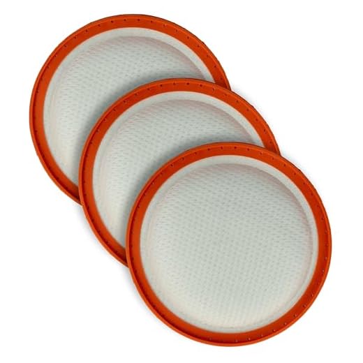 vhbw 3X Motorschutz-Filter kompatibel mit Dirt Devil Centrino Cleancontrol Deluxe, R, 3,0, 3,1, 2 Staubsauger