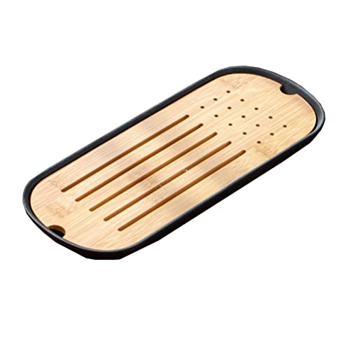 Bandeja De Bambú Juego De Té Chino Rectangular Mesa De Servicio De Té Elegante For Hogar Y Restaurante Mesita Clásica China (Color : C) Cover