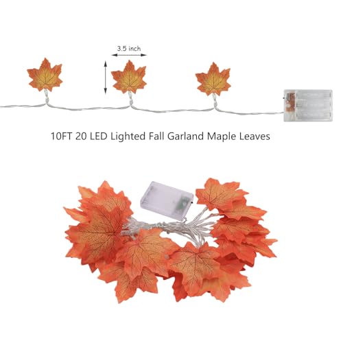 ONFAON-2-Pack-Fall-Decorations-for-HomeFall-Leaf-Lights-Battery-Operated-Fall-Maple-Leaves-Decorations-Lights-Garland2-ModesTotal-20Ft-40LED-Halloween-Decor-Thanksgiving-Indoor-Outdoor ONFAON 2 Pack Fall Decorations for HomeFall Leaf Lights Battery Operated Fall Maple Leaves Decorations Lights Garland2 ModesTotal 20Ft 40LED Halloween Decor Thanksgiving Indoor Outdoor