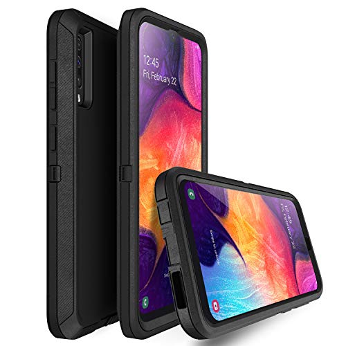 Mxx Heavy Duty Case For Samsung Galaxy A50 - (No Screen Protector) Drop Protection Tough Case For Galaxy A50/ A50S/ A30S (Black) #TOP4