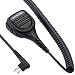 Speaker Mic with Reinforced Cable for Motorola Radios BPR40 CP200D CP200 CP200XLS CP185 CLS1410 CLS1110 DTR410 PR400 RDU4100 RDU4160D RMU2040 RMU2080D RMU2080 CLS DTR RDU RMU,2 Pin Shoulder Microphone